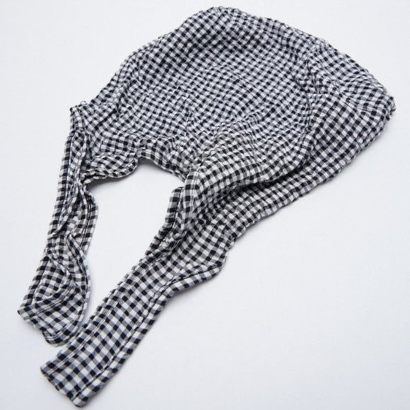 ZARA Gingham Bag - Picture 7 of 9